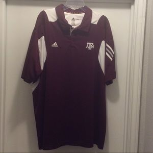 Men’s Adidas Climalite Texas A&M Polo